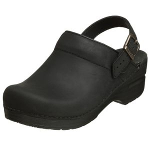 Dansko Ingrid zueco de cuero aceitado para mujer