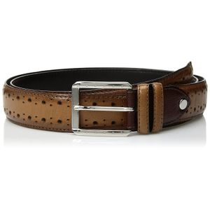 Stacy Adams de los hombres Metcalf Brogue Detailing Cinturón