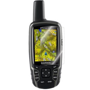 Compatible con Garmin GPSMAP 62 (2 unidades) Protector de piel protector de visualización por IPG Shield Ultra claro + Reemplazos de por vida