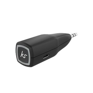 KitSound ksmyjack2 myjack2, entrada auxiliar Bluetooth convertidor de audio Negro
