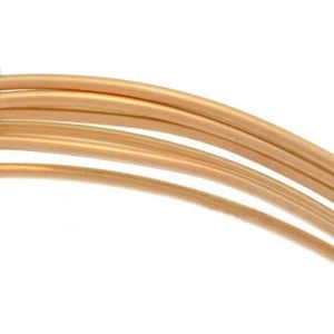 14 K Gold Filled Wire 20 Gauge Round mitad duro (5 pies)