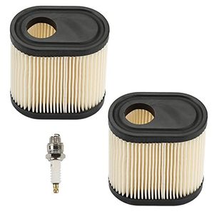 Mckin 36905 para tecumseh filtro de aire rj19lm bujías kit para toro reciclador 20016 20017 20018 cortacésped paquete de 2