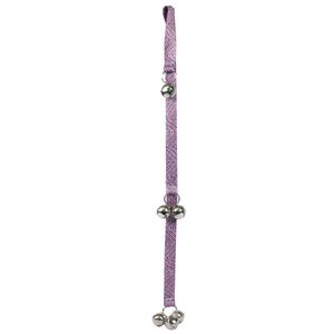 yellow dog design 26" de largo y 1" de ancho, con 6 campanas rosa Tweed Ding perro Bell orinal sistema de entrenamiento