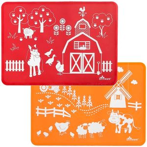 brinware Juego de manteles individuales – Barnyard Amigos