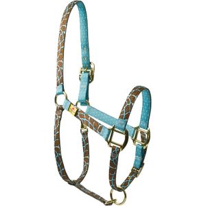 Rojo Haute girt1204 L High Fashion caballo caballo Halter, jirafa Teal