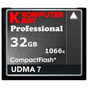 Komputerbay 32 GB Professional Compact Flash Carte 1066 x CF écrire 155 MB/s de Liras 160 MB/s, Vitesse Extrême UDMA 7 RAW