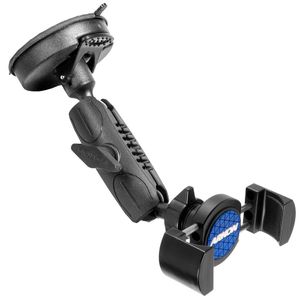 Arkon RoadVise Soporte de coche para iPhone X 8 7 6s Plus iPhone 8 7 6s Galaxy S8 S7, Note 8 5 al por menor Negro