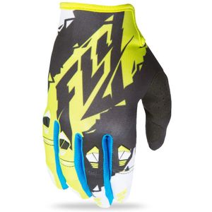 Fly Racing unisex-adult Kinetic guantes (negro/lima, talla XXXL)