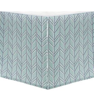 Glenna Jean Happy Camper Mini Crib Falda, Beige, Mini