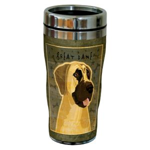tree-free Greetings sg24029 Gran dane-no Crop Por John W. dorado 16-Ounce SIP 'n Go Lined de acero inoxidable Travel Tumbler