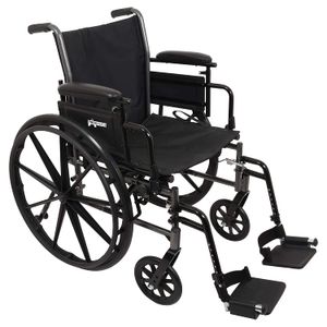 Roscoe Medical K31616DHRSA K3-Lite - Silla de ruedas con reposapiés
