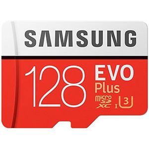 Samsung 128 GB EVO PLUS clase 10 Micro SDXC con adaptador mc128g