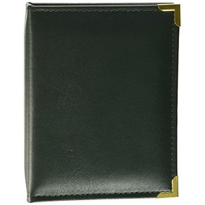 Pioneer Photo Albums 100 bolsillo cosido piel sintética cubierta con acento de esquina de latón álbum de fotos, 4 por 6 pulgadas