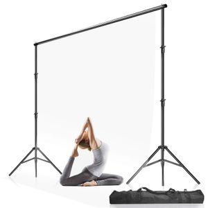 Julius Studio 10 ft Max Wide Adjustable Background Support Stand/Equipment used in Photo Video Studio for Backdrops with, Muslins with Carry Bag, LNA1