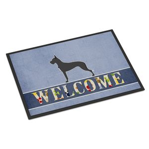 Tesoros de la Caroline bb5579jmat Gran Danés Welcome Felpudo, 24 x 36, multicolor