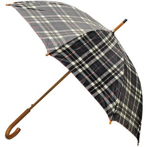 Rainbrella Classic Auto Open Umbrella with Real Wooden Hook Handle