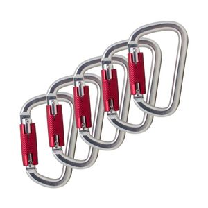Fusion Climb Swift Auto Lock Modificado D Forma Carabiner Segunda Generación 5-Pack