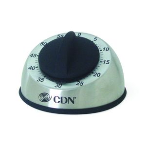 CDN MT1 Heavy Duty temporizador mecánico, Plata, 7", Plateado