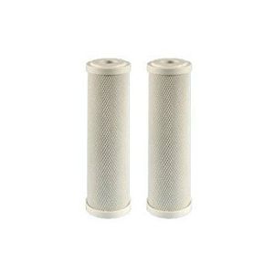 Compatible a vidrio Quest CQE-RC-04000 5-micron bloque de carbón Filtros Pack de 2 por CFS