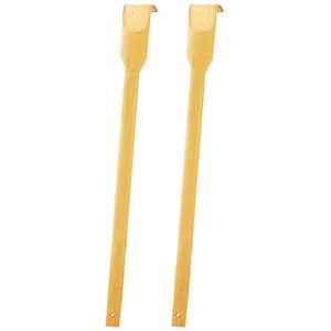 Rascador de espalda 2 piezas de 17 natural fuerte resistente bambú tradicional cuerpo de madera masajeador de relajación para mejor regalo para mujere