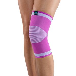 Donjoy ventaja Slip-On Elástico Rodilla Funda Blanda para srains, cepas, Inflamación, Dolor, la artritis – Fácil de aplicar Stretch elástico con panel