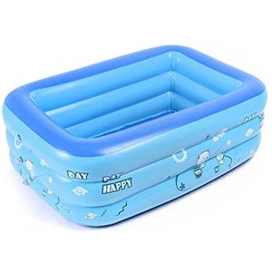 BELUPAI Piscina inflable plegable para bebé, extra gruesa, piscina de natación azul bebé, portátil, de viaje, ducha, bañera para bebés y niños