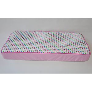 Botánico Rosa acolchado parte superior Crib Sheet