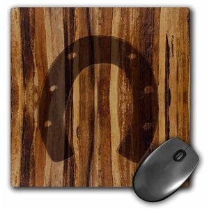 3dRose LLC 8 x 8 x 0.25 inches Branded Madera Impresión Herradura Mouse Pad (MP _ _ _ _ _ _ _ _ _ _ 25392 _ _ _ _ _ _ _ _ _ _ 1)