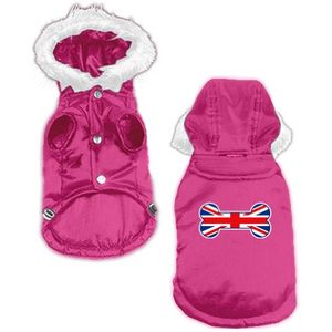 Productos Mirage Pet vidrio Doble y luz rosa Spikes perro collar, Negro, Tamaño 14