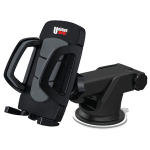 Best Phone stand Monte y Ajustable Soporte de coche universal Cuna con gel de Sticky Dash ventosa para parabrisas Dashboard Compatible iPhone Sumsung