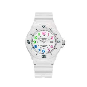 Casio lrw200h-7b Reloj de Buceo Surf Sports Serie Blanco Dial Blanco Correa Fecha para mujer