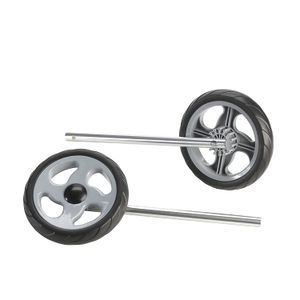 wenzelite KA 8100 non-swivel ruedas delanteras para Nimbo, color negro
