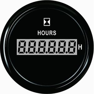 Eling contador de horas digital Calibre 52 (2") con retroiluminación