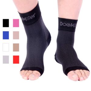 Doc Miller - Calcetines de compresión para fascitis plantar, de grado médico, para tobillo y talón, apoyo para tendón de Aquiles, espolones de talón,