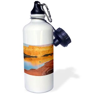 3dRose WB _ _ _ _ _ _ _ _ _ _ 206588 _ _ _ _ _ _ _ _ _ _ 1 " USA Utah. a WEATHERING Pit en Lake Powell. Deportes "Botella de agua, 21 oz, natural