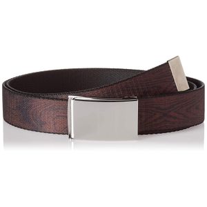 Buckle-Down - Cinturón para hombre, grano de madera, Multicolor, 1.5 in de ancho, se adapta a pantalones de hasta 42.0 in