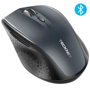 Mouse inalámbrico Bluetooth TeckNet, gris (BM308)
