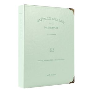 SAIKA - Álbum de fotos de piel sintética con 120 bolsillos para Fujifilm Instax Films, Fuji Mini 8 8+ Mini 9 70 90 25 50s 7s