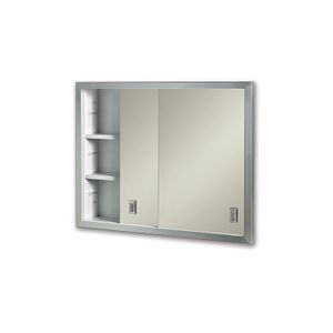 Jensen b703850 X puertas correderas 24.625 by 19.1875 Medicina Gabinete, 24.62" x 19.18"