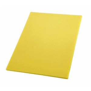 winco cbyl-1824 Tabla de cortar, 18-Inch by 24-Inch by 1/2-inch, Amarillo