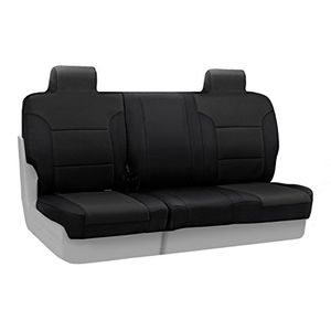 Coverking Custom Fit Front 6040 Funda de asiento de banco para ciertos modelos Ford Ranger Neoprene Black