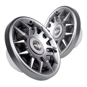 Magnadyne WR6LS Altavoces coaxiales marinos de 80 vatios de 6.5 in, cono de polipropileno de 2 vías resistente al agua, Jeep al aire libre, barco y ba
