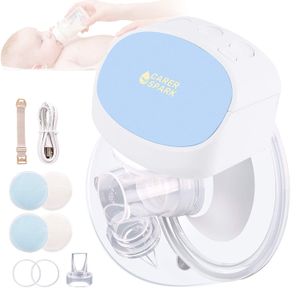 Bomba de lactancia portátil portátil con bomba de leche materna de manos - Bomba de leche materna recargable portátil bomba silenciosa automática para