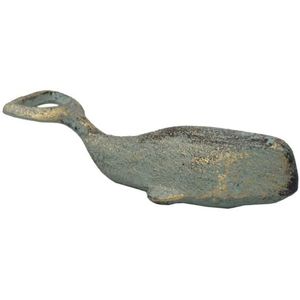 Rústico Bronce Hierro Fundido ballena Abridor de botellas 7" – Vintage Hierro Fundido Decor – naut