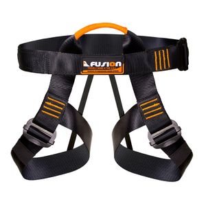 Fusion Climb Centaur mitad Body arnés negro M-XL con correa elástica para la escalada Gimnasio & Cuerda por supuesto