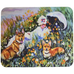 Caroline tesoros del Corgi Classics Mouse Pad/Pad/Salvamanteles caliente (7324mp)