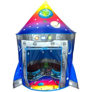 Imagenius Toys - Tienda de campaña con diseño de planeta y espacio único para interiores y exteriores, divertido, imaginativo y de regalo, plegable, j