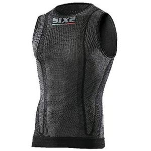 SIXS TBX-W – Braga para hombre ropa interior sin mangas Jersey de carbono (carbono), color negro, XL)