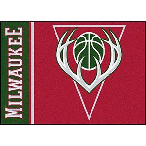 Fanmats 17918 NBA Milwaukee Bucks Uniforme Inspirado Starter Alfombra