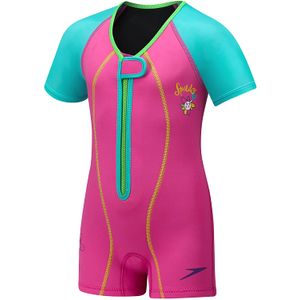 Speedo, Begin to Swim, traje de baño térmico, azul zafiro, con protección +50 UPF, largo 2, para niños